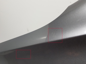Mercedes Benz C-Class 205 (2014–2021) Front fender A2058810101 - 3