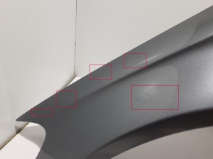 Mercedes Benz C-Class 205 (2014–2021) Front fender A2058810101 - 5