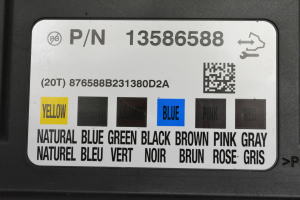 Opel Astra J (2009–2017) Comfort control module 13586588 - 2