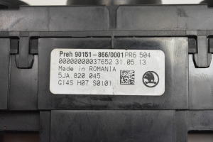 Skoda Rapid (2011–2026) Heater control panel 5JA820045 - 3