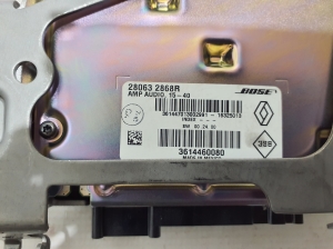 RENAULT Espace V (2014–2026) Audio amplifier 280632868R - 2