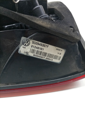 Volkswagen E-Golf (2017–2026) Tail light on trunk lid 5G0945307F - 3