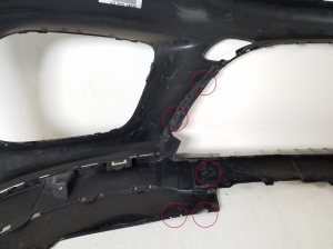 Mercedes Benz GL-Class 166 (2012–2015) Front bumper A1668851900 - 3