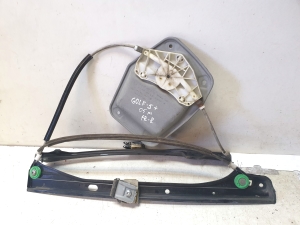 Volkswagen Golf Plus Mk5 (2004–2008) Front door window regulator 1K3837462A - 3