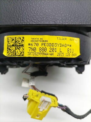 Volkswagen Sharan (2010–2026) Stūres drošības spilvens 7N0880201L - 2