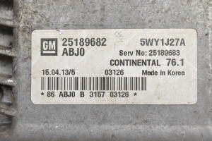 Chevrolet Cruze (2009–2015) Engine control unit 25189682 - 4
