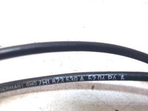 Volkswagen Transporter T5 (2003–2015) Hood release cable 7H1823530A - 2