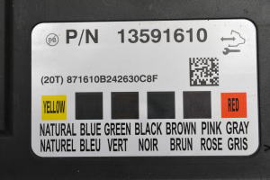 Opel Astra J (2009–2017) Comfort control module 13591610 - 4