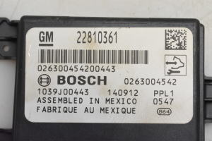 Opel Astra J (2009–2017) Parking system control unit 22810361 - 2