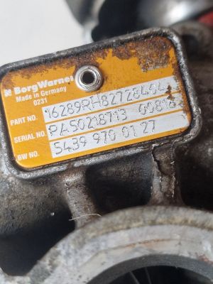 RENAULT Megane III (2008–2016) Turbocompresseur 54399700127 - 3