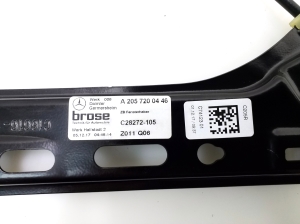 Mercedes Benz C-Class 205 (2014–2021) Priekšējo durvju logu pacēlājs A2057200446 - 2
