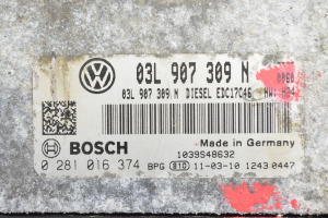 Volkswagen Passat B7 (2010–2014) Engine control unit 03L907309N - 3