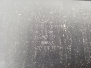 Volkswagen ID.4 I (2020–2026) Front bumper license plate holder 11A807287 - 3