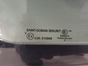 Citroen C5 X (2021–2026) Seitenscheibe hinten (Karosserie) YL 018 598 80 - 2
