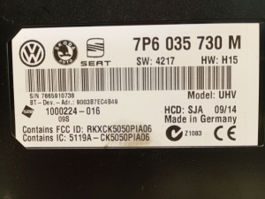 Volkswagen Passat B7 (2010–2014) Control unit 7P6035730M - 5
