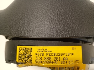 Volkswagen Passat B7 (2010–2014) Rooli turvapadi 3C8880201AA - 3