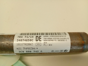Volkswagen Passat B7 (2010–2014) Katuse turvapadi 3C0880742G - 3