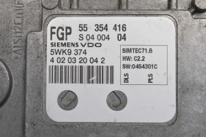 Opel Vectra C (2002–2008) Engine control unit 55354416 - 5