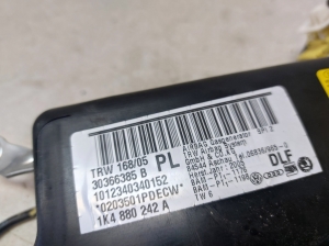 Volkswagen Golf Plus Mk5 (2004–2008) Priekšējā sēdekļa drošības spilvens 1K4880242A - 2