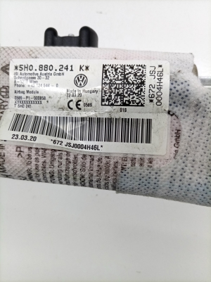 Volkswagen ID.3 C (2019–2026) Priekšējā sēdekļa drošības spilvens 5H0880241K - 3