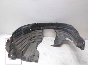 Front wheel arch liner - 63843AX600