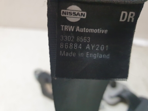 NISSAN Micra K12 (2002–2010) Front seat belt 86884AY201 - 3