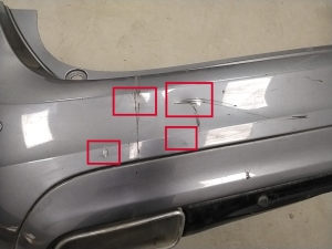 VOLVO V60 (2010–2018) Rear bumper 31265263 - 12