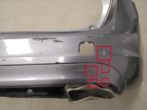 VOLVO V60 (2010–2018) Rear bumper 31265263 - 6