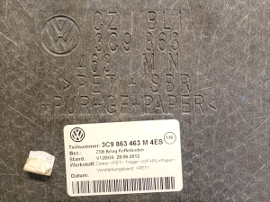 Volkswagen Passat B7 (2010–2014) Trunk carpet 3C9863463M - 6