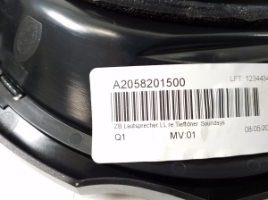 Mercedes Benz C-Class 205 (2014–2021) Kõlar A2058201500 - 3