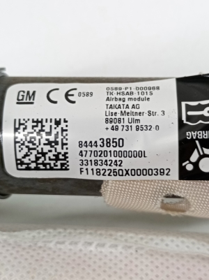 Opel Insignia (2017–2026) Katuse turvapadi 84443850 - 4