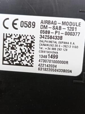 Opel Insignia (2017–2026) Airbag siège avant 13491499 - 4