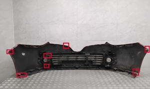RENAULT Clio IV (2012–2019) Front bumper 620221112R - 14