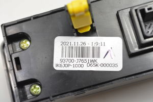 Kia ceed (2018–2026) Headlight leveling switch 93700J7651WK - 2