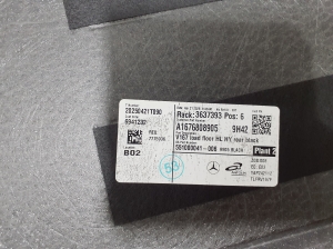 Mercedes Benz GLE-Class 167 (2019–2026) Trunk carpet A1676808905 - 4