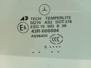 Mercedes Benz ML-Class 163 (1998–2005) Esiukse klaas 43r000004 - 4