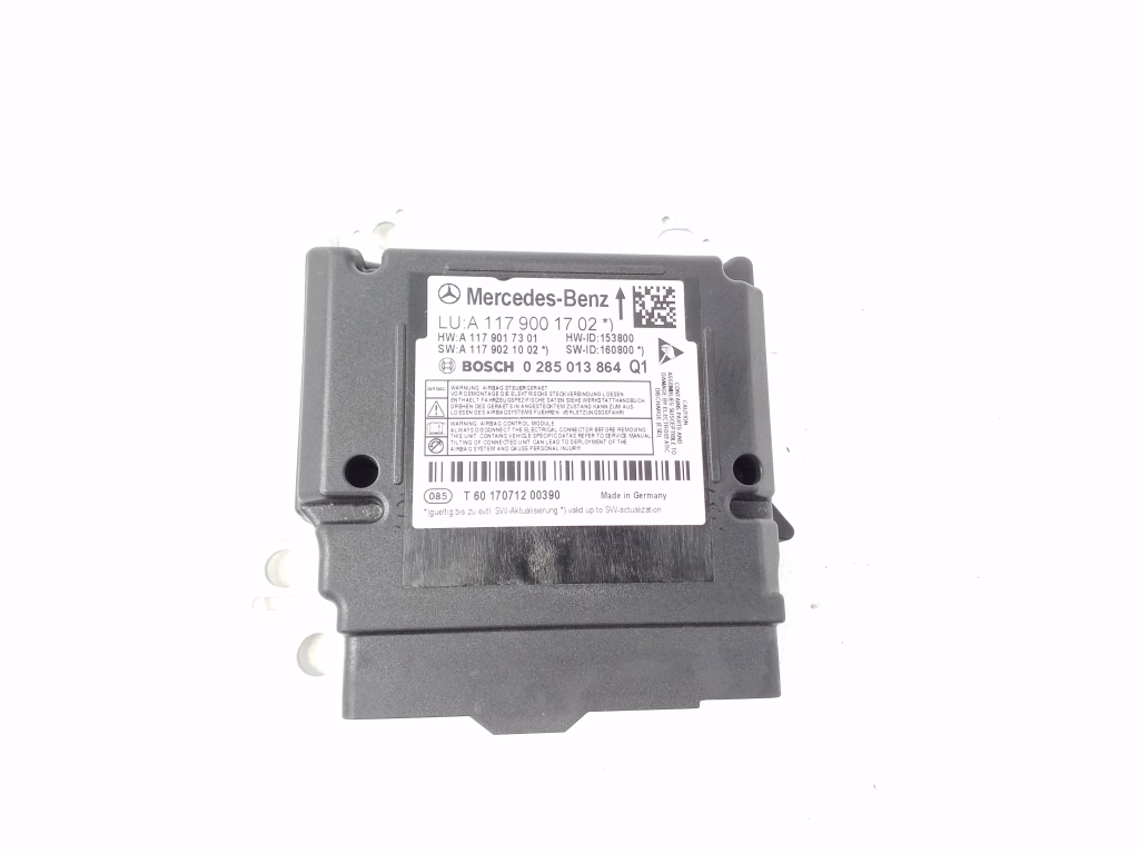 Mercedes Benz GLA-Class 156 (2013–2019) Airbag module A1179001702 Mercedes Benz GLA-Class 156 (2013–2019) Airbag module A1179001702