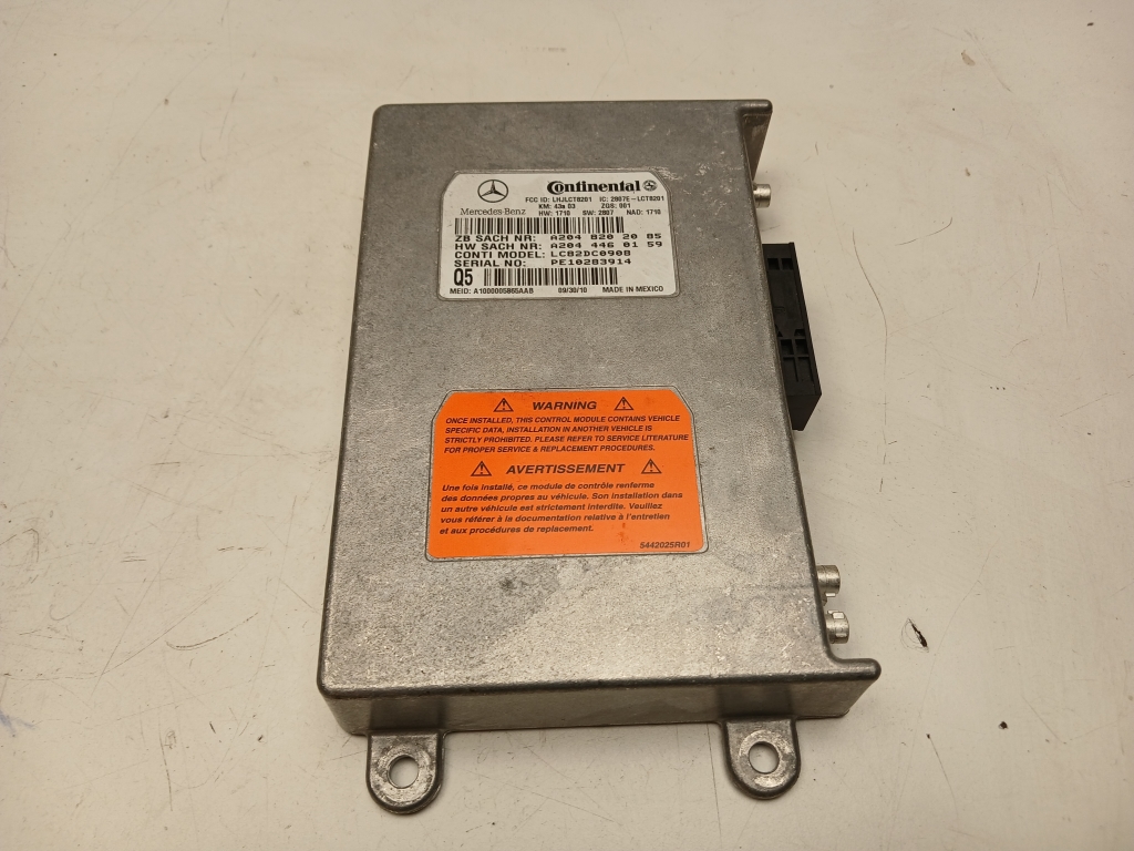 Mercedes Benz S-Class 221 (2005–2013) Control unit A2048202085 Mercedes Benz S-Class 221 (2005–2013) Control unit A2048202085