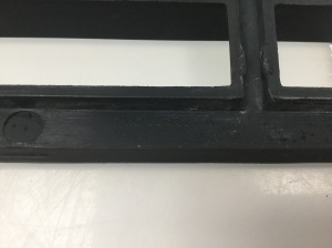 Ford Galaxy (1995–2006) Front bumper lower grille 7MO854687A - 3