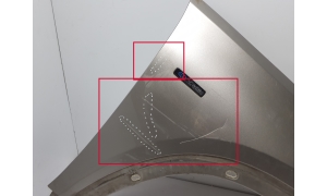 Mercedes Benz GLE-Class 167 (2019–2026) Front fender A1678802400 - 4