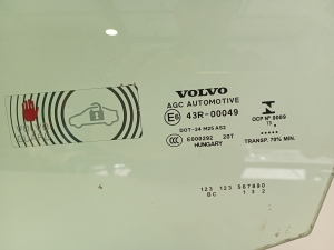 VOLVO V40 (2012–2019) Esiukse klaas 43R00049 - 2