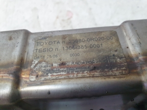 TOYOTA Avensis T25 (2003–2008) EGR-klapi jahuti 256800R020 - 2