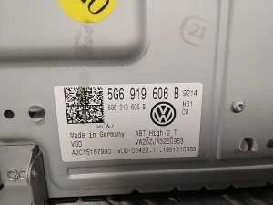 Volkswagen E-Golf (2017–2026) Screen 5G6919606B - 4