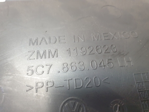 Volkswagen Jetta (2010–2017) Sonstiges Teil der Mittelkonsole 5C7863045 - 3