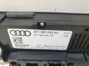 AUDI A4 B8 (2007–2016) Heater control panel 8T1820043AA - 3