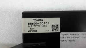 TOYOTA Avensis T27 (2008–2019) Relee 8865005251 - 2