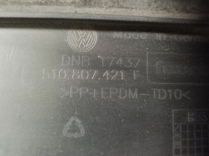 Volkswagen Golf VII (2012–2026) Heckstoßstange und ihre Teile (Satz) 510807421T - 3