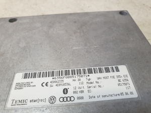 AUDI A4 B8 (2007–2016) Bluetooth-Modul 4E0862335 - 2