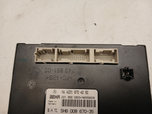 Mercedes Benz S-Class 221 (2005–2013) Vadības bloks A2218704292 - 3