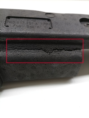 Volkswagen Sharan (2010–2026) Rear bumper absorber 7N0807251A - 4